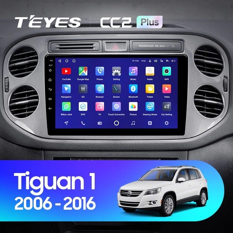 Штатная магнитола Teyes CC2L Plus 232 Volkswagen Tiguan 1 NF 2006-2017 F1 2170000₽