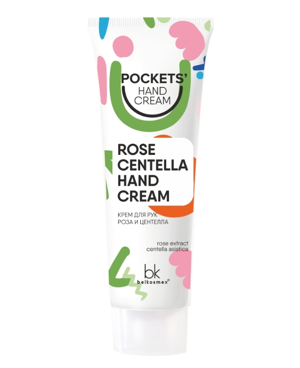 Крем для рук BelKosmex Pockets Hand Cream роза и центелла 30 г