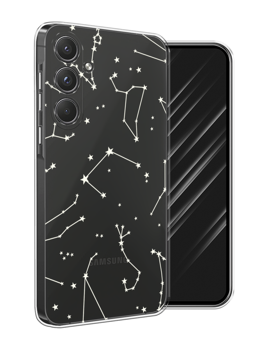 

Чехол Awog на Samsung Galaxy A55 5G "Созвездия", Прозрачный;серый;бежевый, 2109450-1