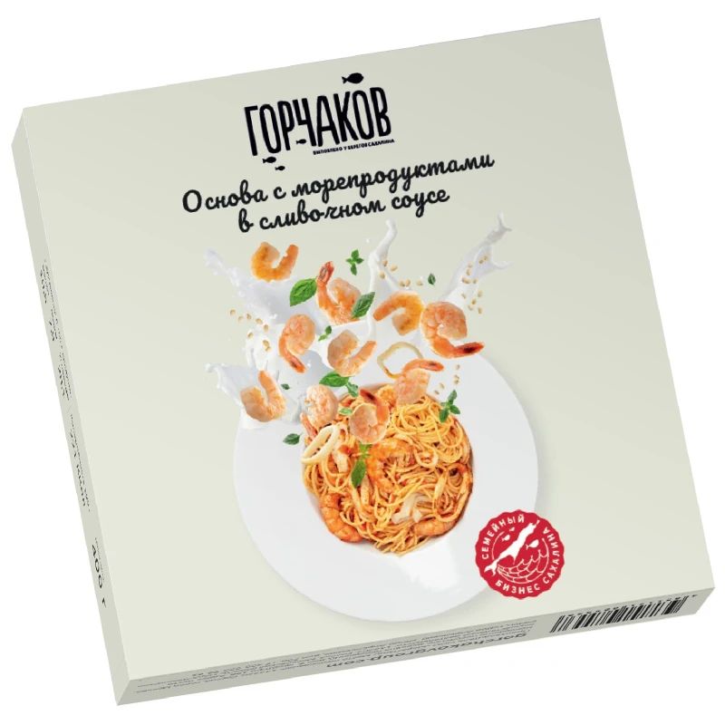 Основа Gorchakov Group с морепродуктами в сливочном соусе 300 г