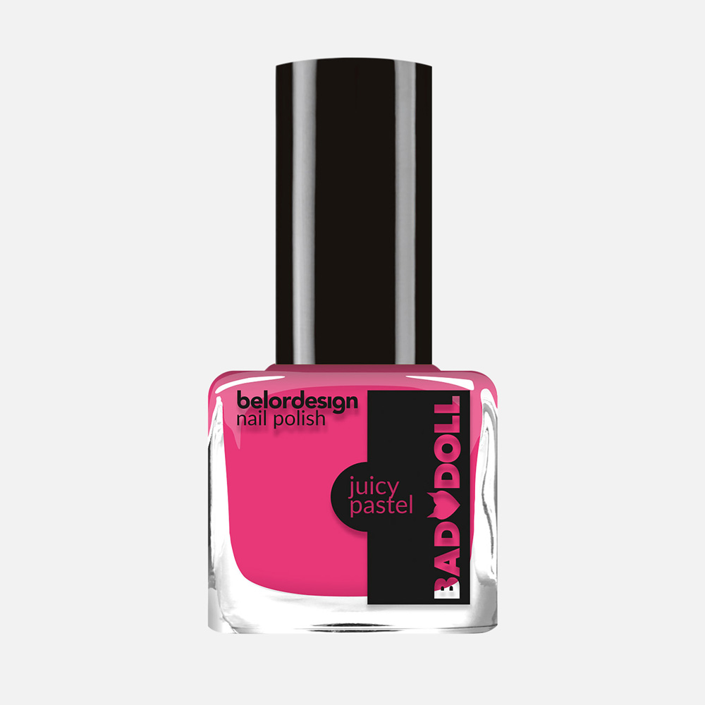 Лак для ногтей Belor Design Bad Doll Grazy Neon 305 Розовый 6 мл 81₽