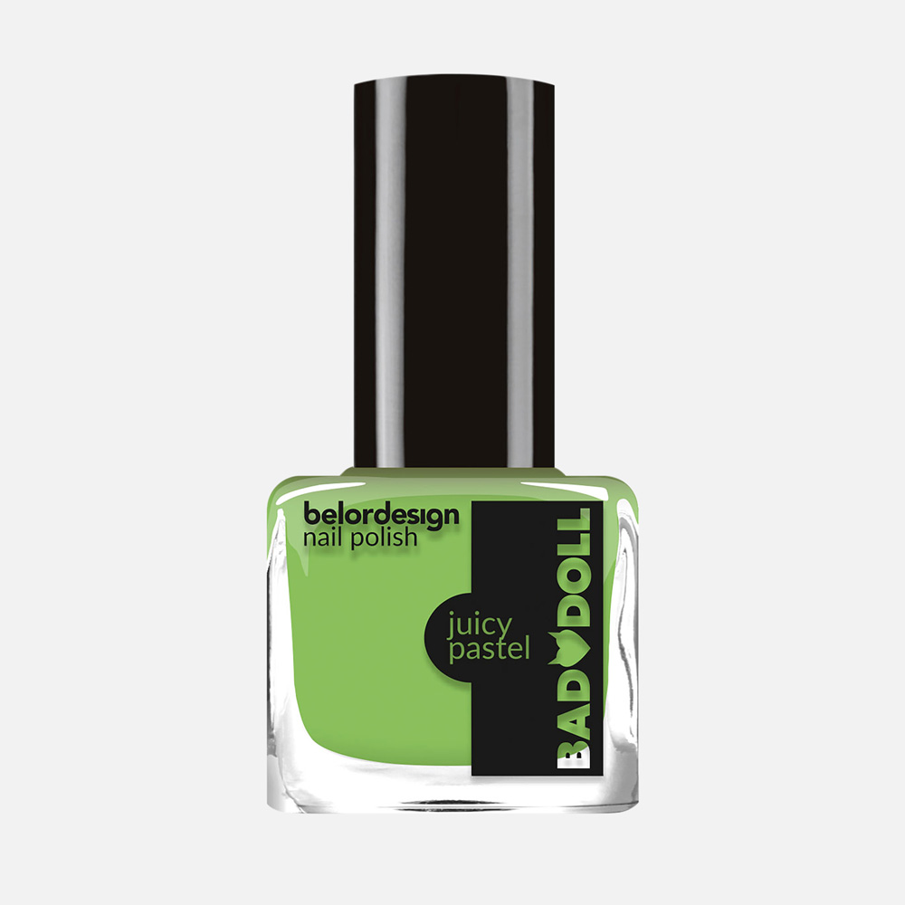 Лак для ногтей Belor Design Bad Doll Grazy Neon 302 Салатовый 6 мл 72₽