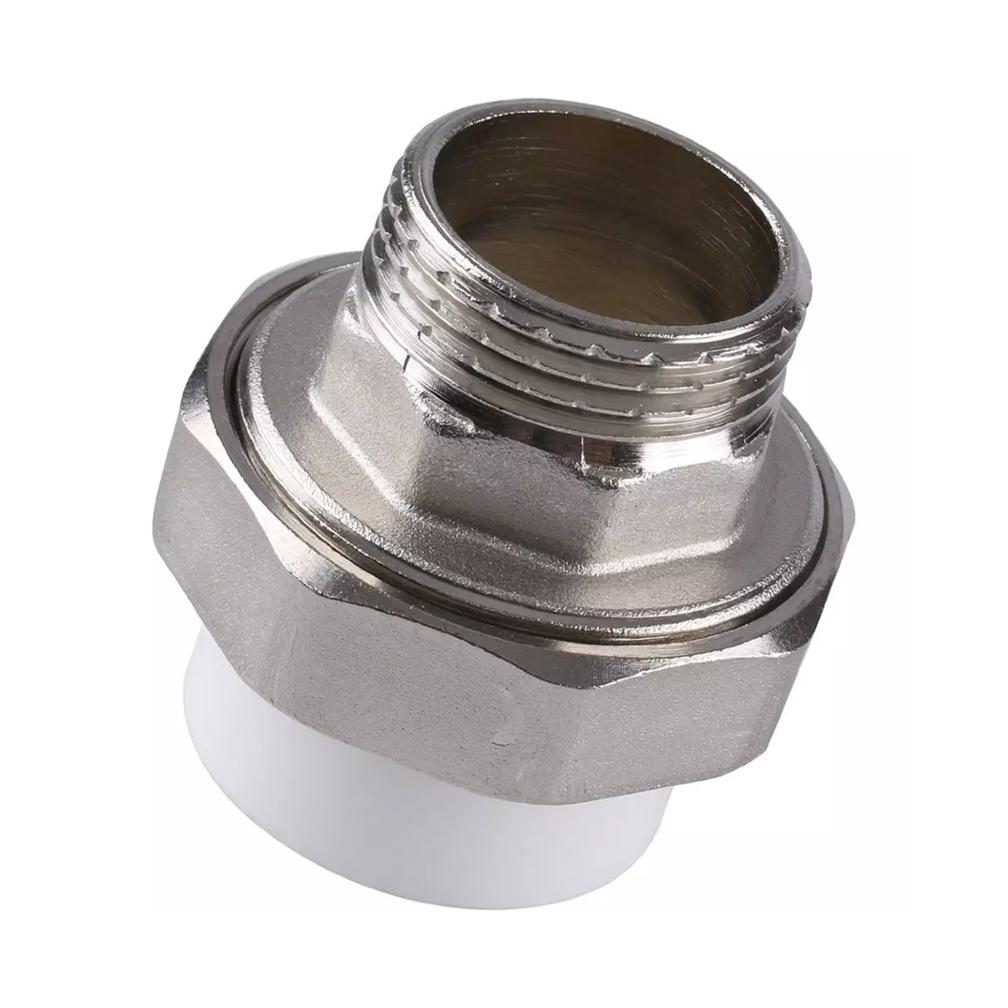 

Американка AQUALINK 03664 ppr 25x1/2" нар, Белый, 03664