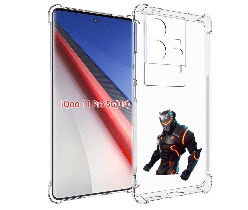 Чехол бампер MyPads fortnite-1 для Vivo iQOO 11 Pro противоударный