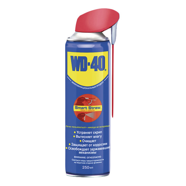 фото Смазка универсальная wd-40 250 мл. "секрет в трубочке"