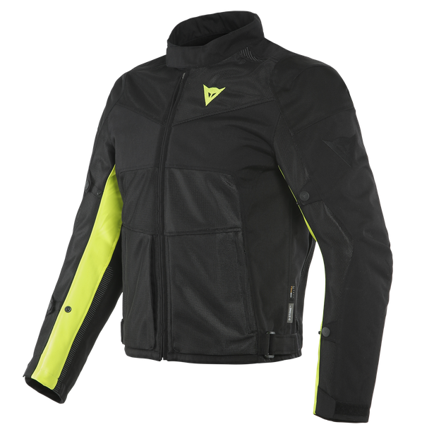 Куртка текстильная Dainese SAURIS 2 D-DRY Black/Black/Fluo-Yellow (р.60)