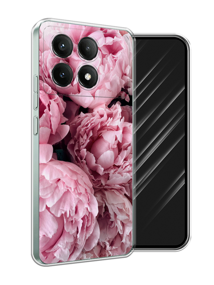 

Чехол Awog на Poco X6 PRO 5G "Нежные пионы", Розовый;черный;белый, 320950-1