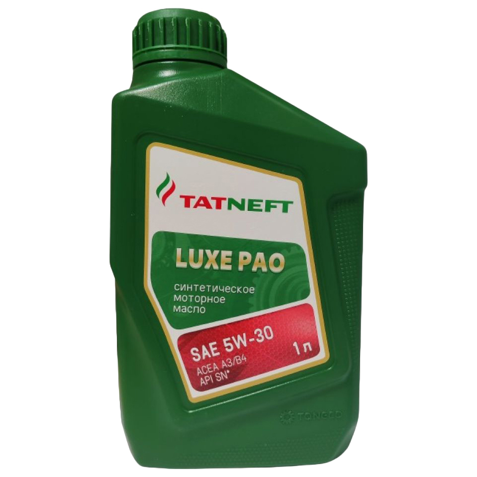 Моторное масло TATNEFT синтетическое LUXE PAO 5W30 1л