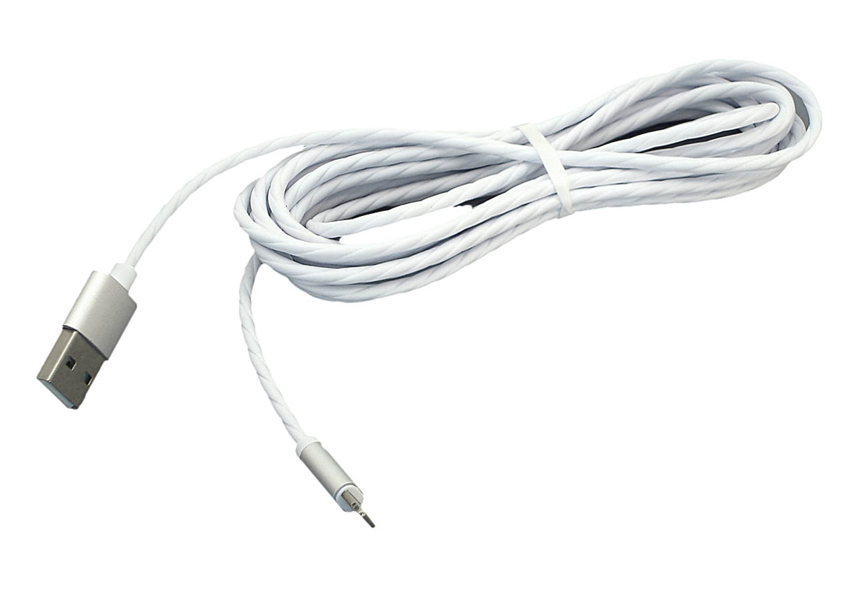 

Кабель для зарядки Apple Lightning 8Pin OEM 3 м, белый