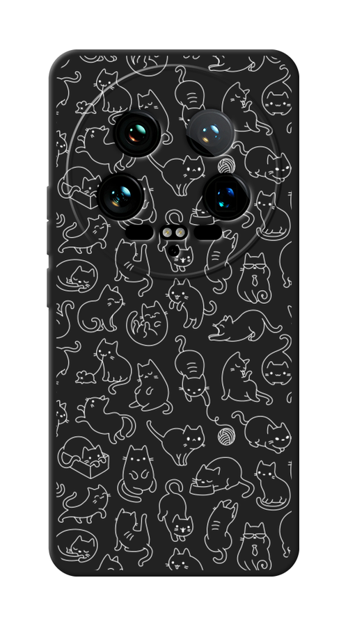 

Чехол Awog на Xiaomi 14 Ultra "Шкодливые котики", Прозрачный;бежевый, 321852-1