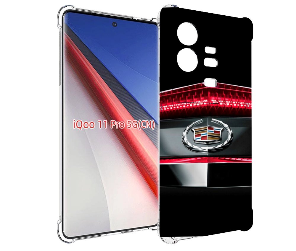 

Чехол бампер MyPads cadillac-кадилак-1 мусжкой для Vivo iQOO 11 ..., Прозрачный, Tocco