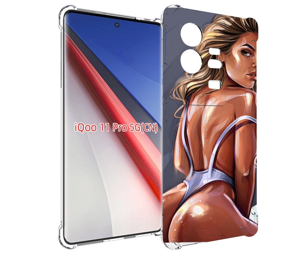 

Чехол бампер MyPads craigos-art для Vivo iQOO 11 Pro противоударный, Прозрачный, Tocco