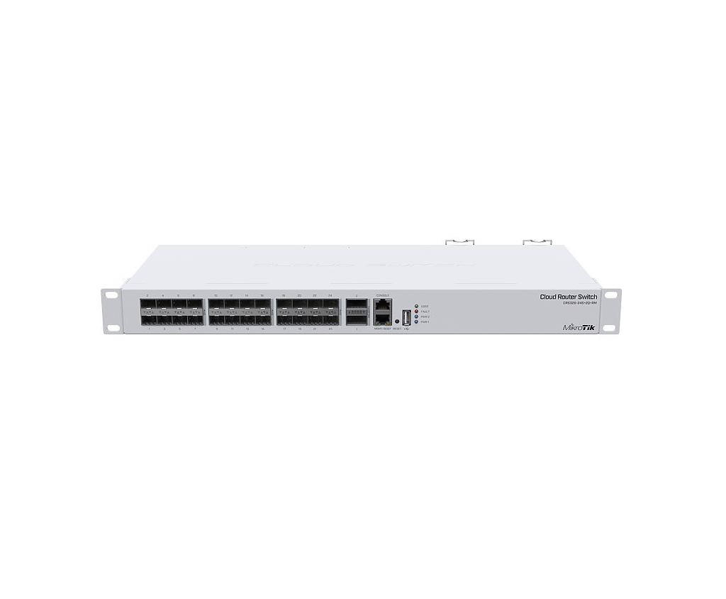 Коммутатор Mikrotik CRS326-24S+2Q+RM White