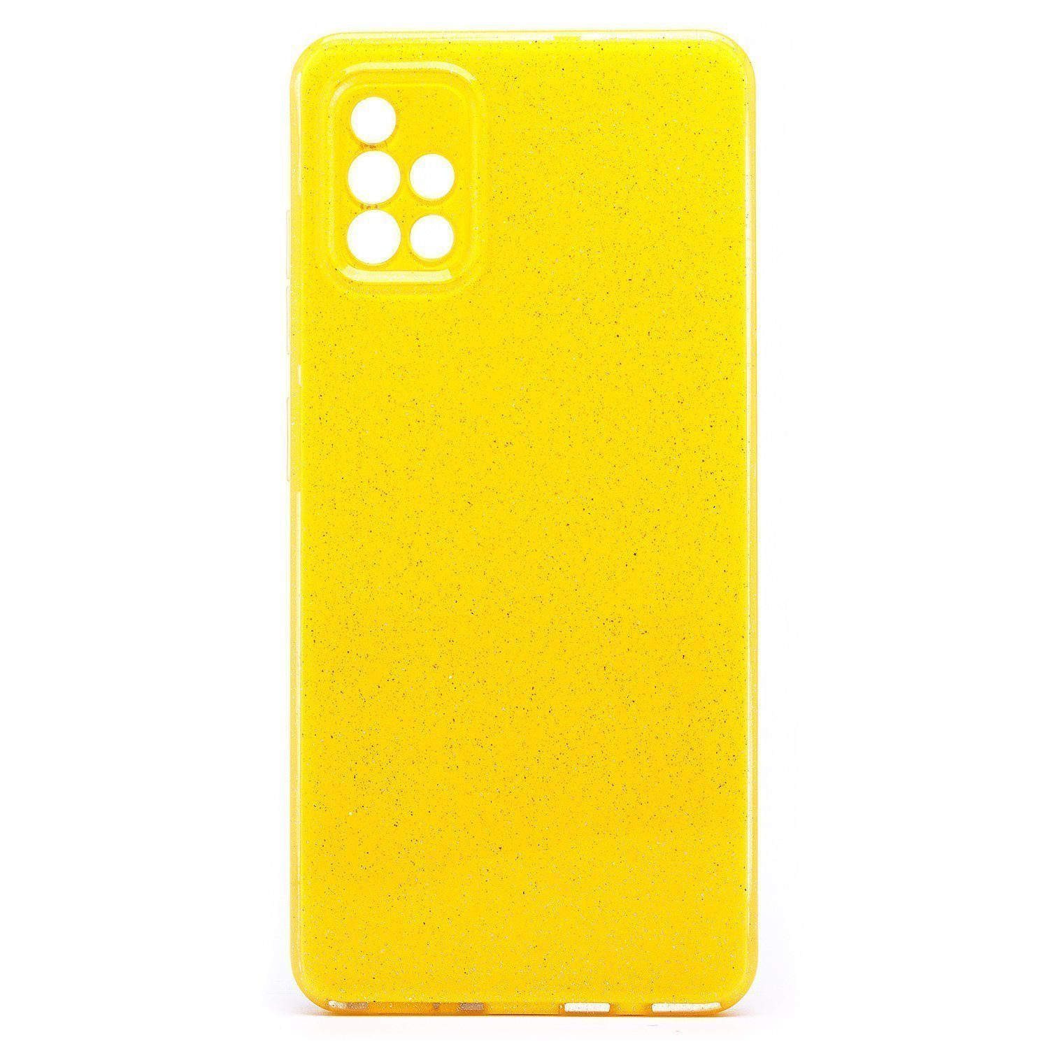 

Чехол для Samsung SM-A515F (Galaxy A51) силиконовый с блестками №3 <желтый>