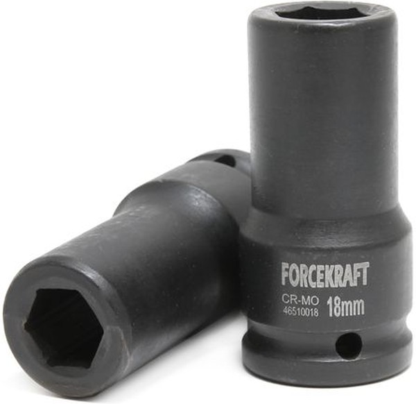 фото Forcekraft fk-46510017 головка ударная глубокая, 17 мм, 6 гр, 3/4 inch 1шт