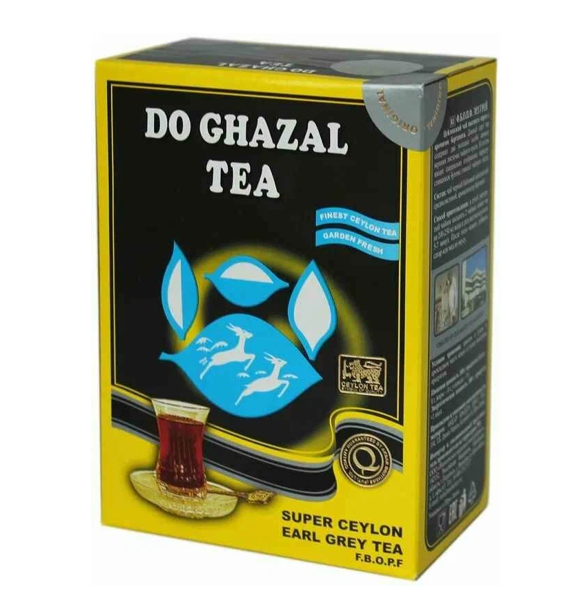 

Чай черный Do Ghazal цейлонский FBOPF Earl Grey, 500 г