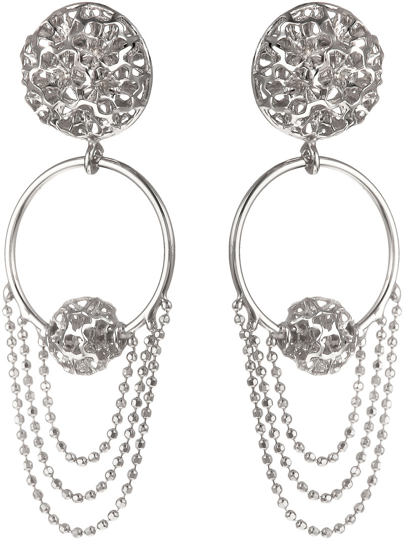 

Серьги из серебра без вставки Madde IAn008Ew-2271, IAn008Ew-2271