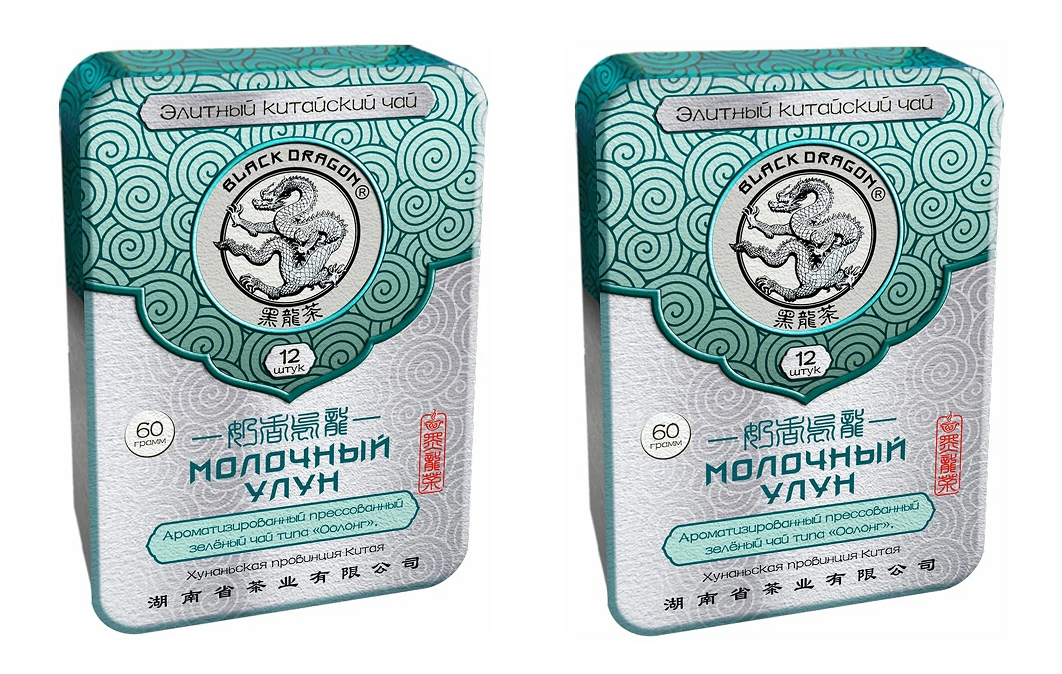 

Чай зеленый Дракон Молочный Улун, прессованный, 60 г, 2 шт