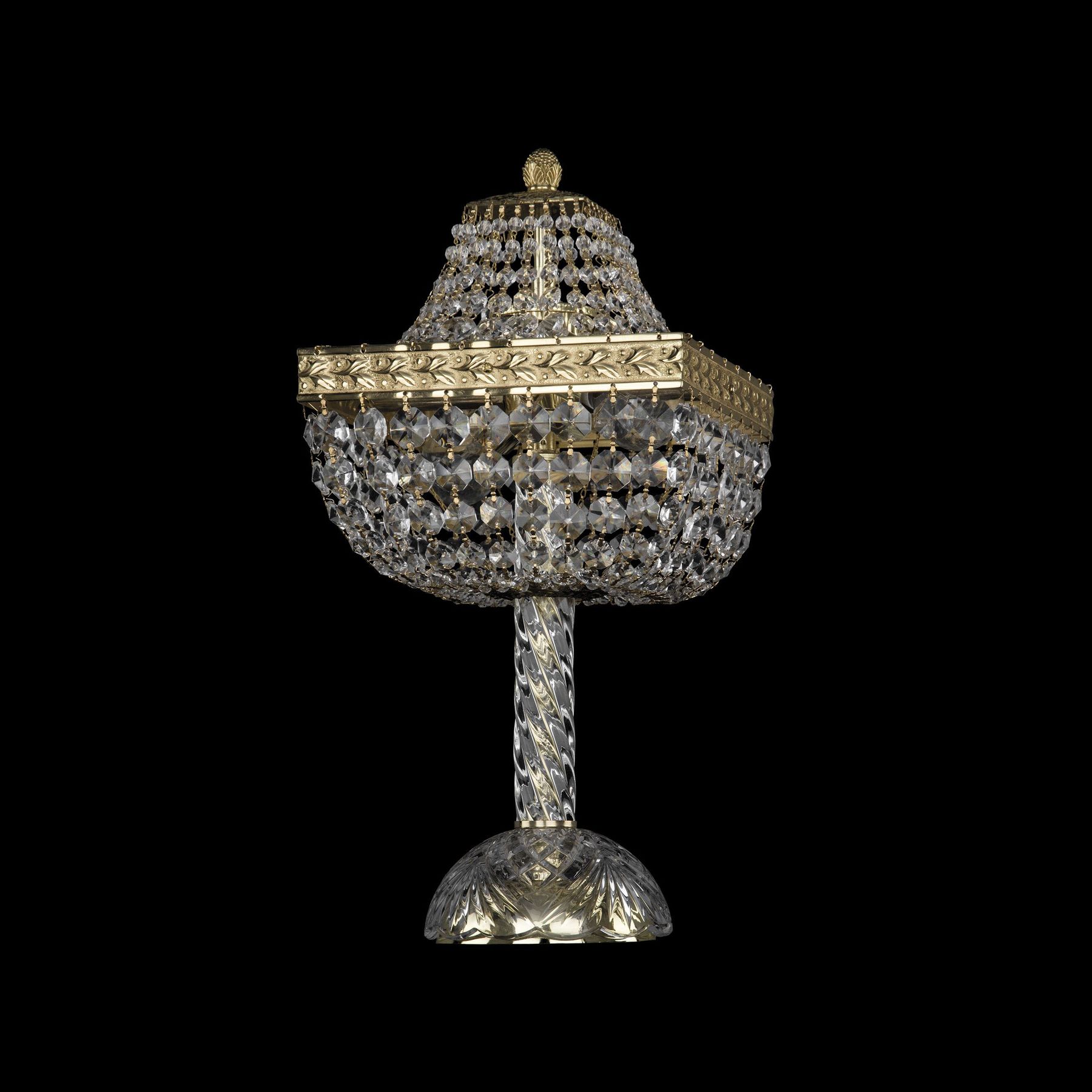 фото Хрустальная настольная лампа 19112l4/h/20iv g bohemia ivele crystal