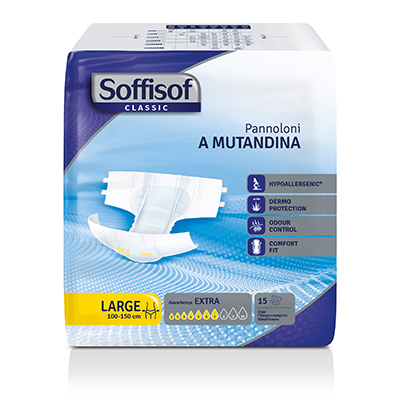 Подгузники для взрослых Soffisof Extra L