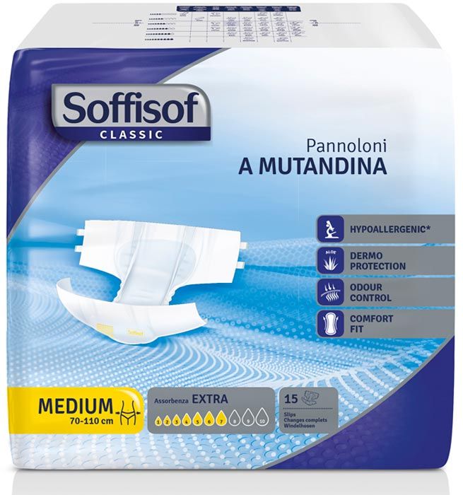 Подгузники для взрослых Soffisof Extra M