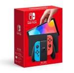 Игровая приставка Nintendo Switch OLED 64 ГБ, неоновый синий