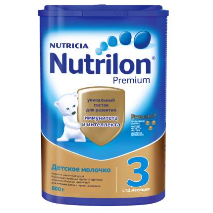 Молочная смесь Nutrilon Premium 3 от года 800 г