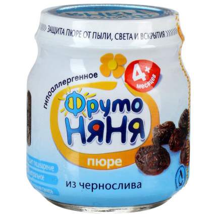 Пюре фруктовое ФрутоНяня из чернослива с 4 мес. 100 г, 1 шт.