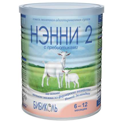 Смесь на козьем молоке Бибиколь Нэнни 2 от 6 до 12 мес. 400 г