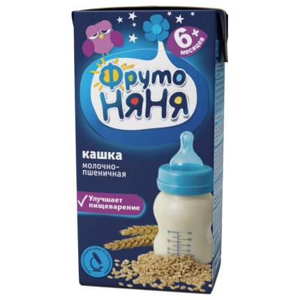 Каша молочная ФрутоНяня Пшеничная с 6 мес. 200 г