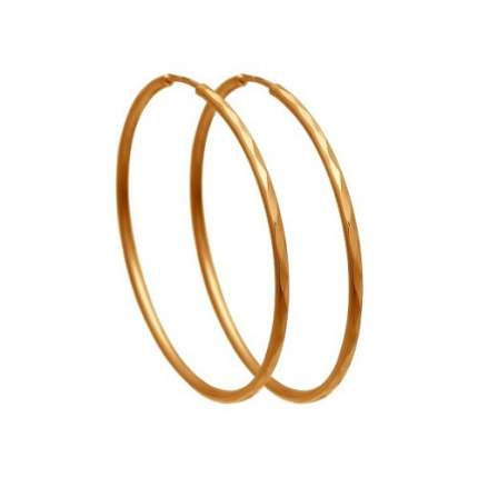 Серьги конго из красного золота SOKOLOV 140010