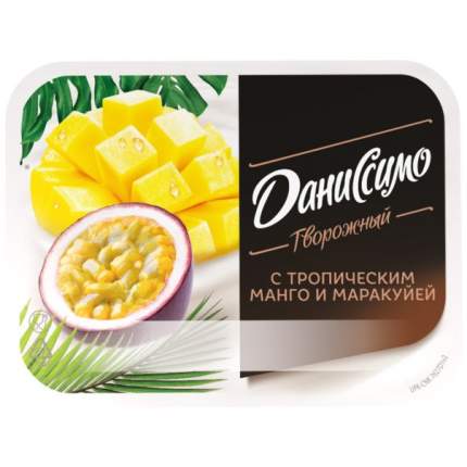 Продукт Даниссимо творожный с тропическим манго и маракуйей 5.6% 130 г