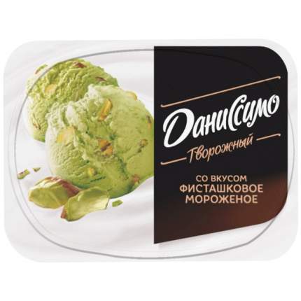 Продукт Даниссимо творожный фисташковое мороженое 6.5% 130 г