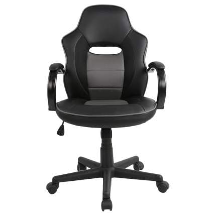 Кресло игровое easy chair 653 tpu черное искусственная кожа пластик