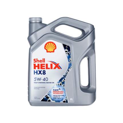 Моторное масло Shell Синтетическое Helix Hx8 Synthetic 5w-40 4л (550046362) 550051529