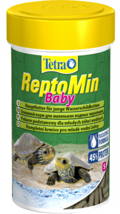 Корм для рептилий Tetra ReptoMin baby для молодых водных черепах, 100мл