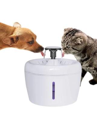 Поилка -фонтан для кошек и собак Petsy, белый, 2500 мл