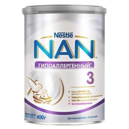Молочная смесь NAN Optipro HA 3 от года 400 г