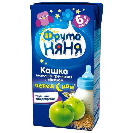 Каша молочная ФрутоНяня Гречневая с яблоком с 6 мес. 200 г