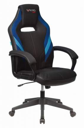 Кресло игровое ZOMBIE VIKING 3 AERO BLUE черный/синий искусст.кожа/ткань
