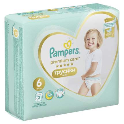 Трусики Pampers Premium Care 6 (15+ кг), 31 шт.