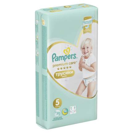 Трусики Pampers Premium Care 5 (12-17 кг), 52 шт.