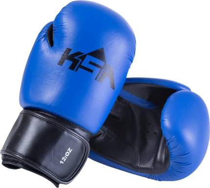 Боксерские перчатки KSA Spider синие, 12 унций