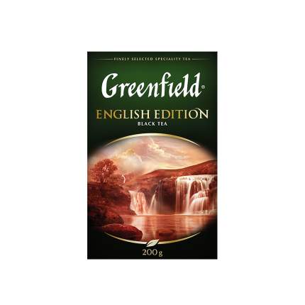 Чай черный листовой Greenfield English Edition 200 г