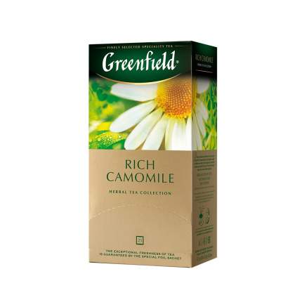 Чай травяной Greenfield Rich Camomile 25 пакетиков