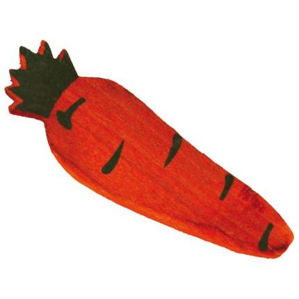 Игрушка для грызунов Small Animals морковь, дерево, оранжевый