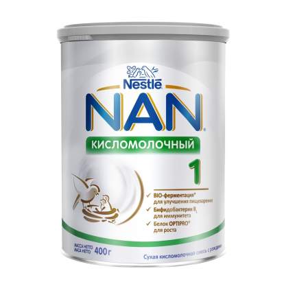 Молочная смесь NAN Кисломолочный 1 от 0 до 6 мес. 400 г