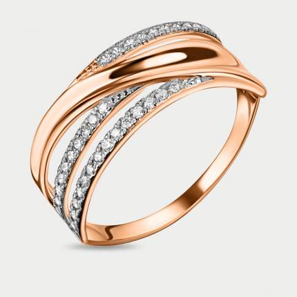 Цвет материала: золотистый, Тип огранки: круг, Цвет вставки: прозрачный, Материал изделия: розовое золото, Тип:   ...