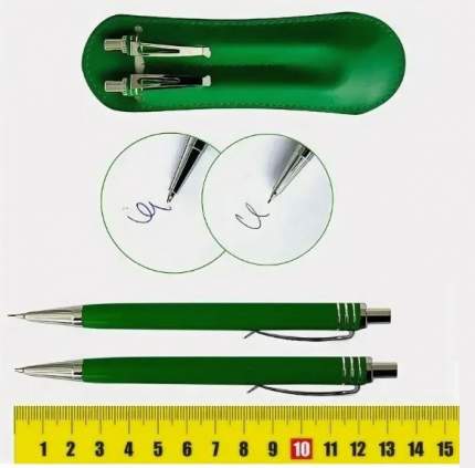 Набор ручка автоматическая и карандаш Josef Otten, WB39100-3BP+MP+LB105-8 зеленый корпус - стильный подарочный бизнес-набор от известного  ...