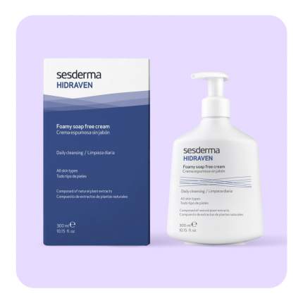 Крем-пенка для умывания Sesderma Hidraven, 300 мл